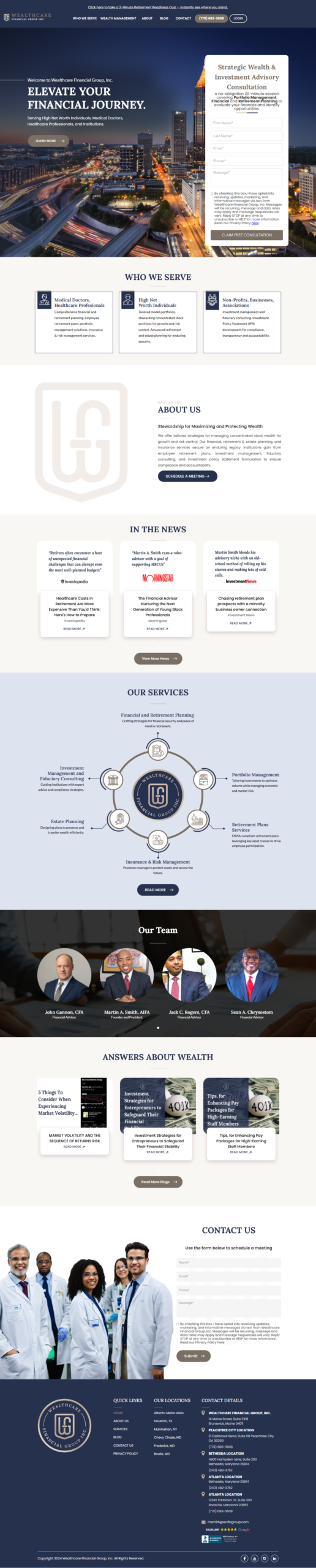 Wealth Management Website